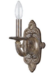 Sutton 1-Light Wall Sconce in Venetian Bronze.